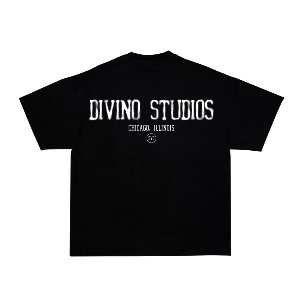 BLACK DIVINO STUDIOS TEE (DOTTED)