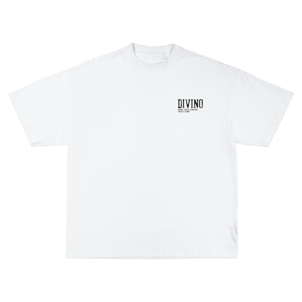 WHITE DIVINO STUDIOS TEE (DOTTED)